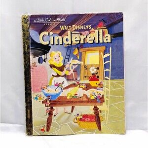 Little Golden Book Disney Cinderella (1950) A Little Golden Book Hardcover